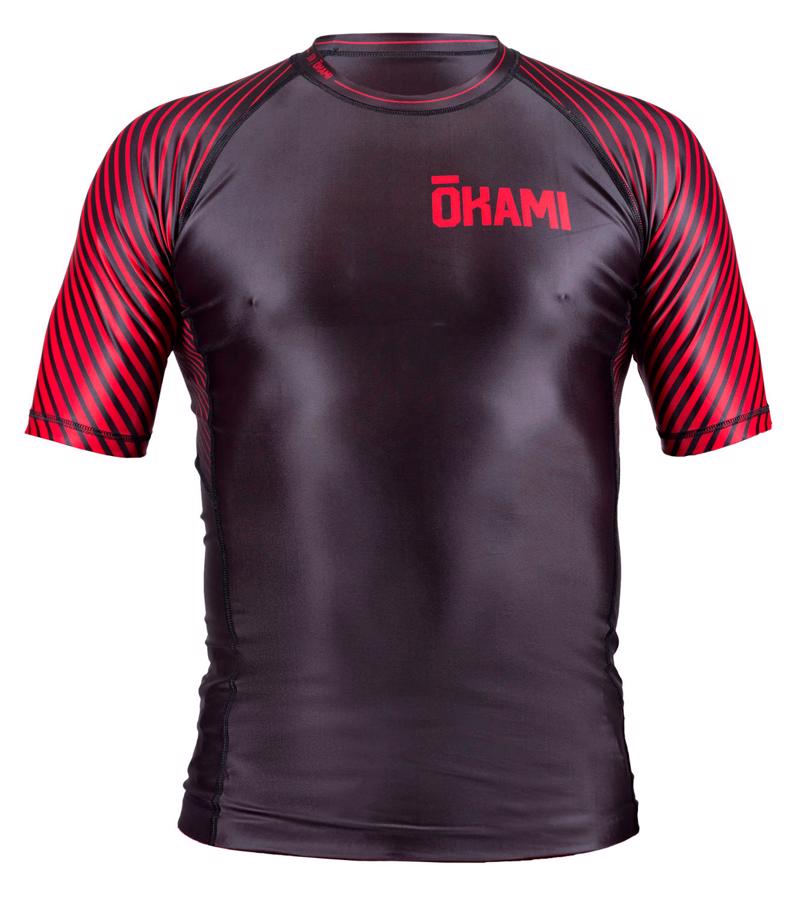 Okami  kanji rashguard - black
